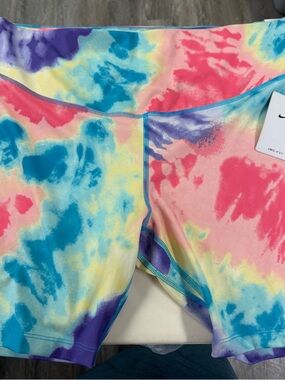 Nike Tie-Dye Performance Shorts in Blue, Pink, Purple, Yellow